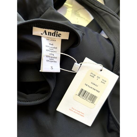 Andie Swim The Tulum One Piece in Black S NWT - Picture 6 of 8